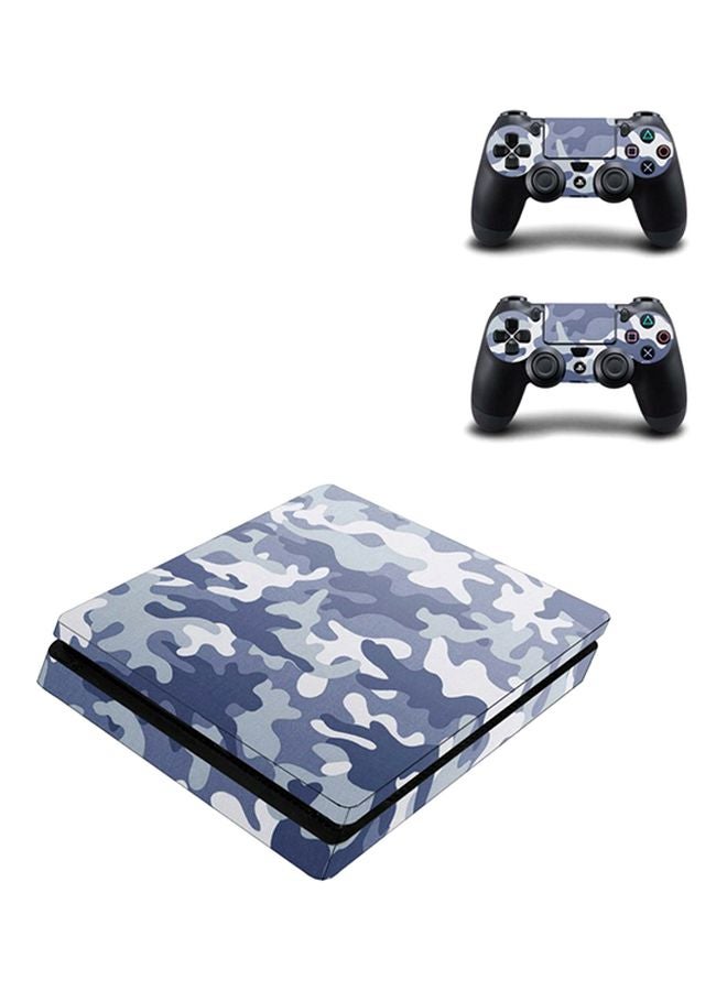Vinyl Decal - 4-Piece Camouflage Themed Console And Controller Sticker For PlayStation 4 - Image 1