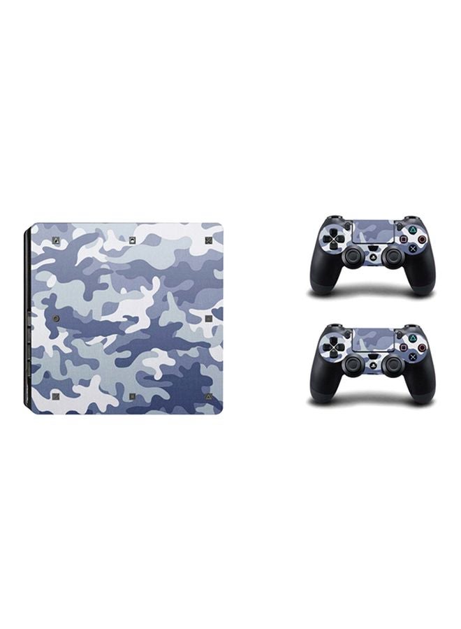 Vinyl Decal - 4-Piece Camouflage Themed Console And Controller Sticker For PlayStation 4 - Image 1