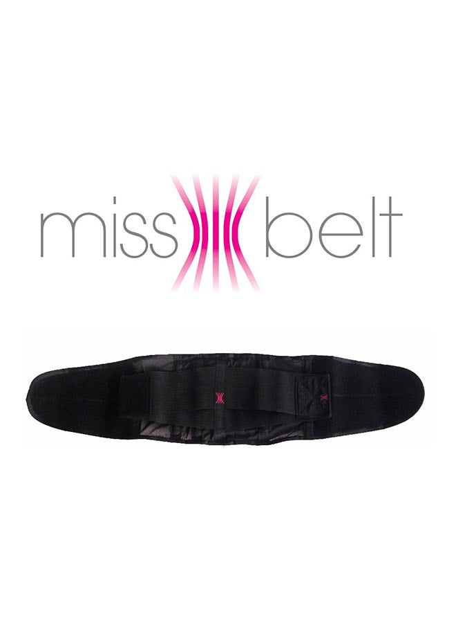 مس بيلت حزام تنحيف الخصر أسود - Image 1