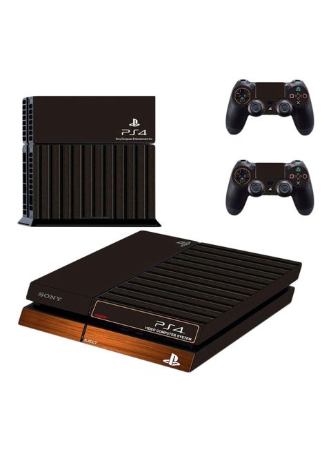 4-Piece PS4 Printed Console And Controller Stickers - Sony PlayStation 4