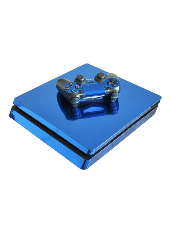 Vinyl Decal 3-Piece Chrome Mirror Design Console And Controller Stickers - Sony PlayStation 4
