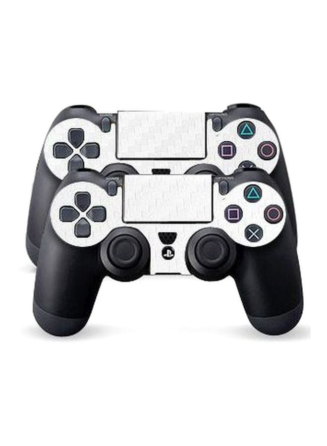 Vinyl Decal 3-Piece Carbon Fiber Design Console And Controller Stickers - Sony PlayStation 4 - Image 2