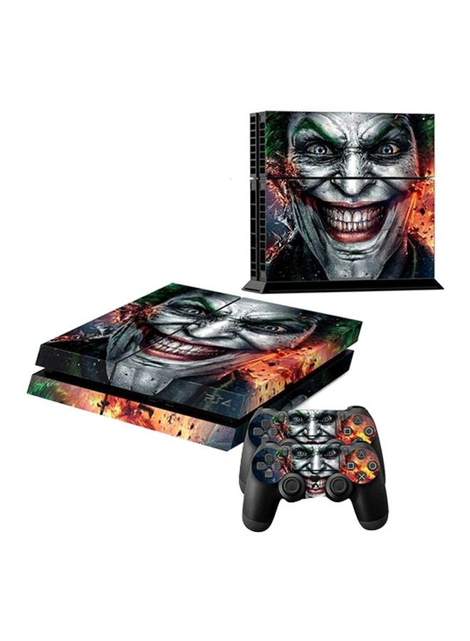 Memorix 3-Piece Killer Clown Design Printed Console Skin Sticker Set For PlayStation 4  - Image 1