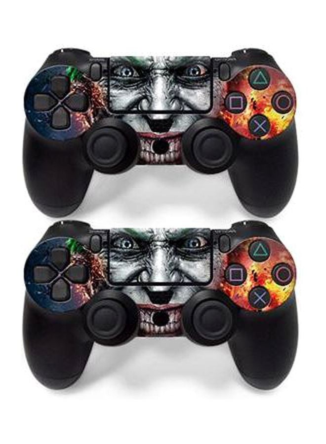 4-Piece Joker Printed Sticker For PlayStation 4 - v1598335624/N39932201A_3