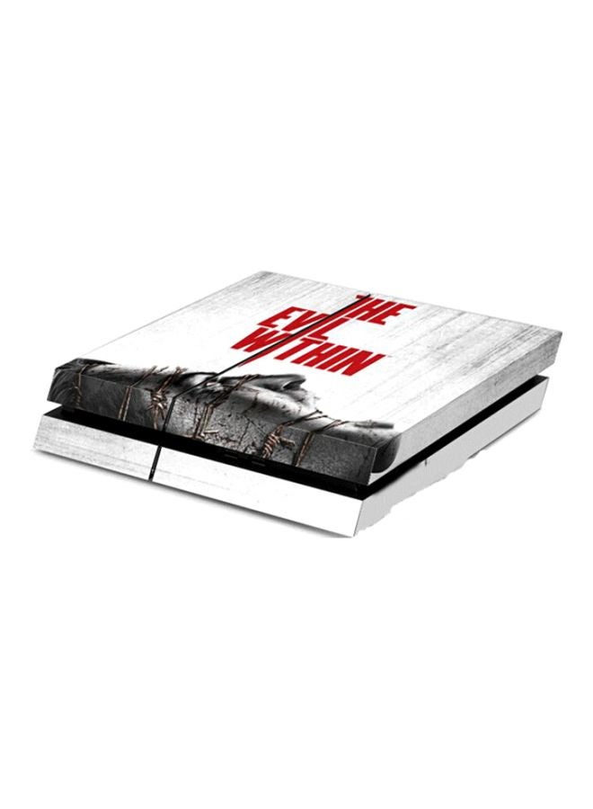 ملصقات من قطعتين لجهاز سوني بلايستيشن 4 بطبعة لعبة الفيديو "The Evil Within" - v1598335631/N39932354A_2