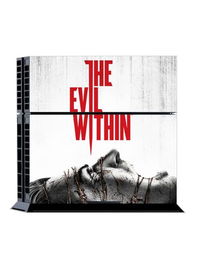 ملصقات من قطعتين لجهاز سوني بلايستيشن 4 بطبعة لعبة الفيديو "The Evil Within" - v1598335631/N39932354A_3