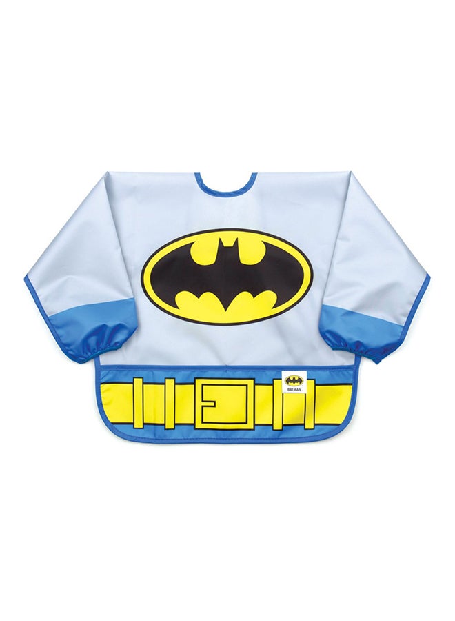 Washable Long Sleeves Batman Printed Bib