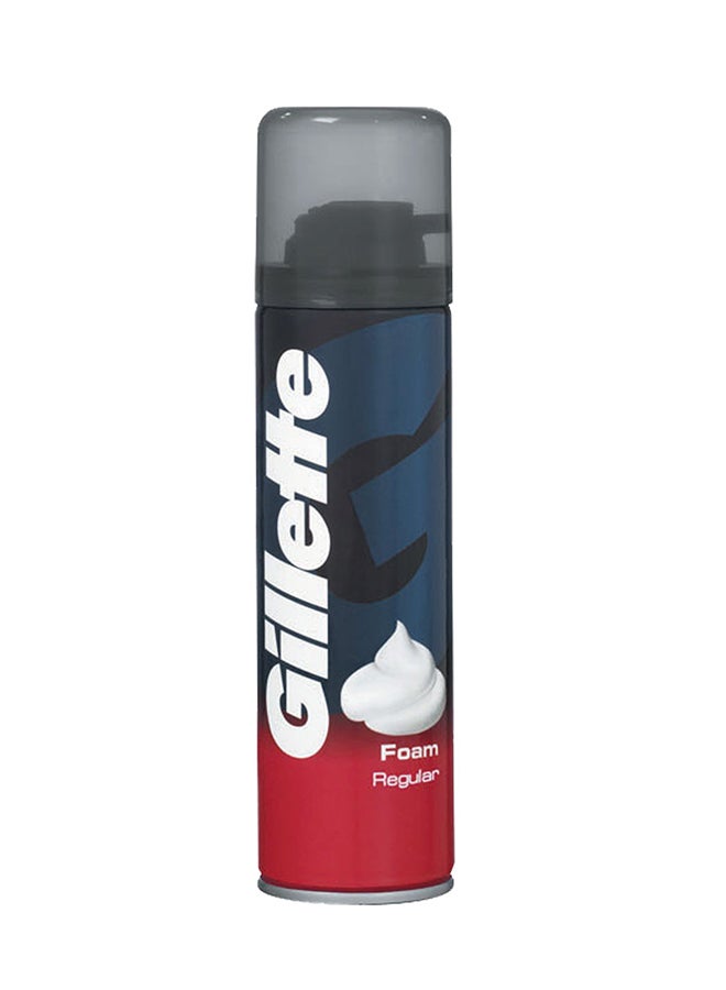 Gillette - Classic Regular Mens Shaving Foam 200ml - Image 1