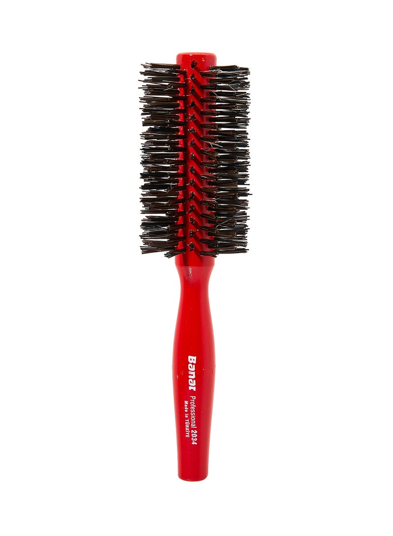 Banat Professional Hair Brush Red/Black - Image 1