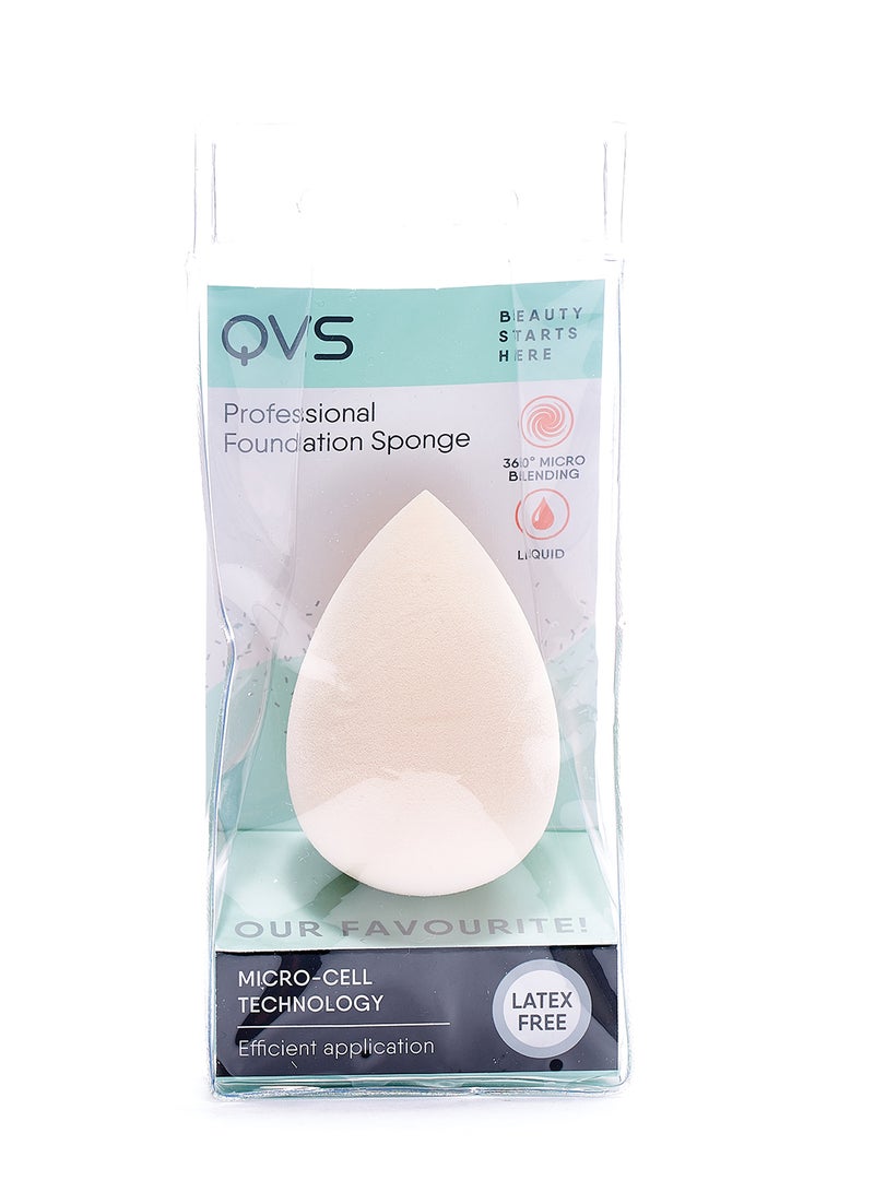 QVS Professional Foundation Sponge Beige  - Image 1