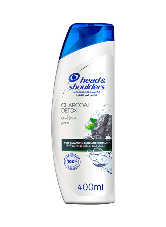 Head & Shoulders Charcoal Detox Anti-Dandruff Shampoo 800 ml Pack Of 2 2x400ml  - Image 1