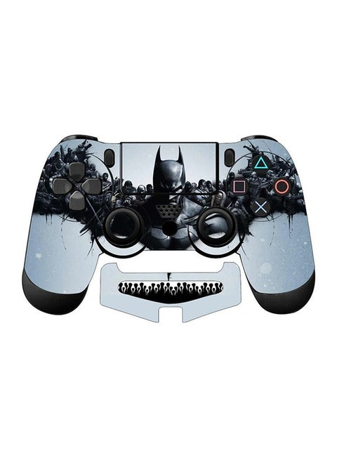 2-Piece Batman Printed Controller Skin Sticker For PlayStation 4