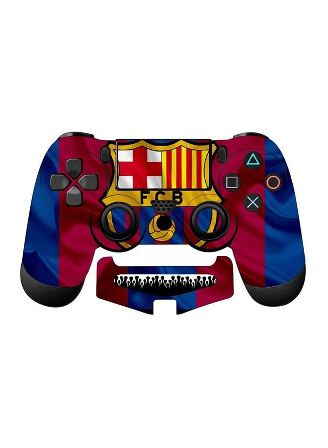 3إم 3m 2 Piece Fc Barcelona Printed Controller Skin Sticker For Playstation 4