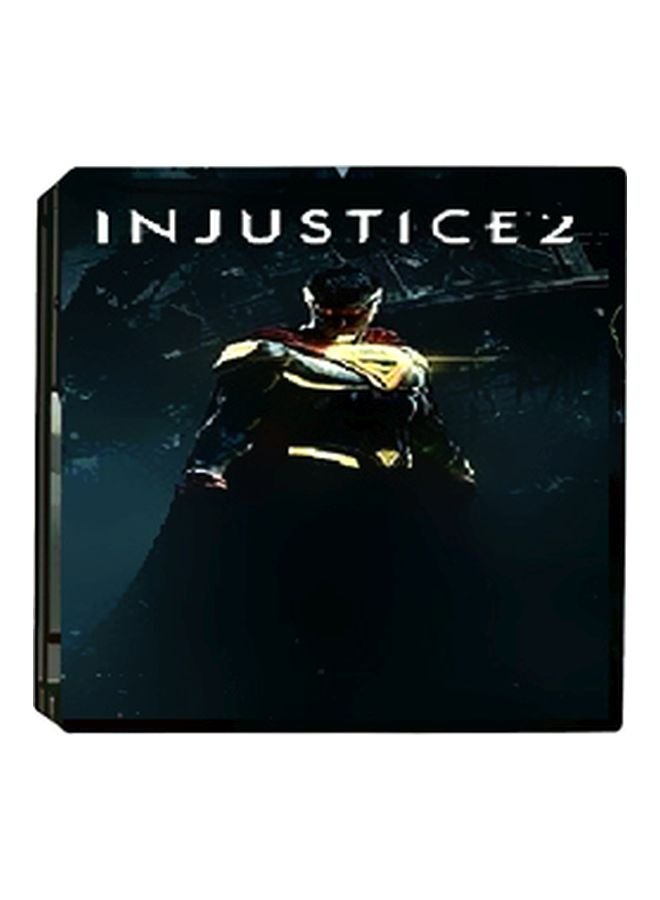 Vinyl Decal 2-Piece Injustice 2 Themed Console Sticker For PlayStation 4