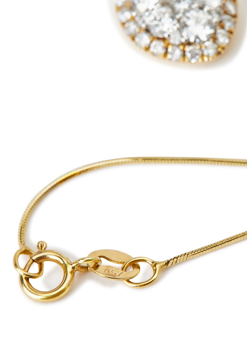 أناكا دلاية من الذهب الأبيض عيار 18 قيراطا مرصعة بالألماس - Image 3