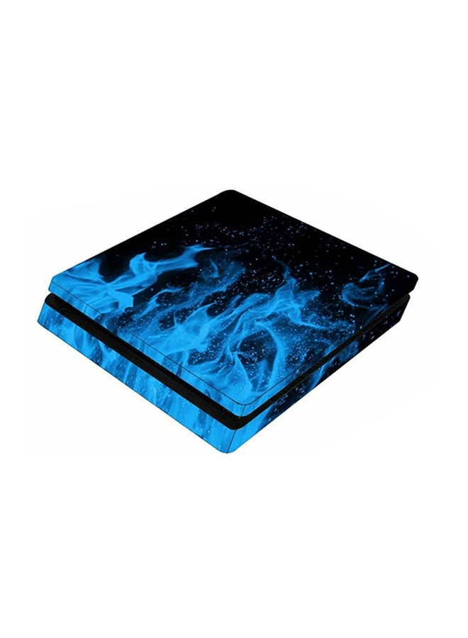 Decalac 4-Piece Flame Themed Console And Controller Sticker Set - PlayStation 4 - Image 2
