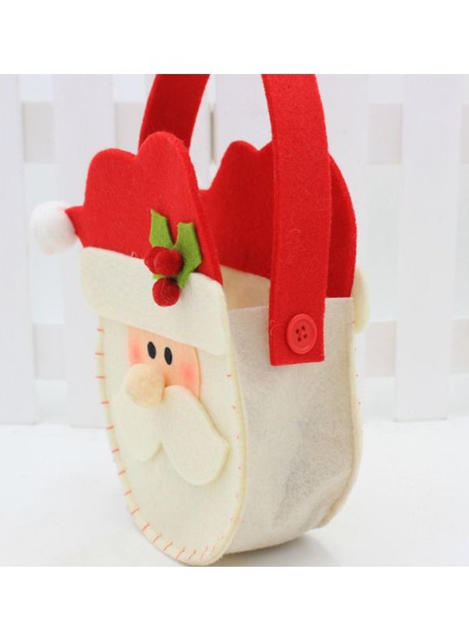 بيوينتي حقيبة حلوى على شكل سانتا لديكور الكريسماس بيج/أحمر - Image 3