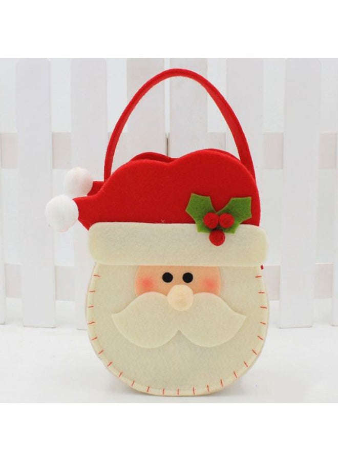 بيوينتي حقيبة حلوى على شكل سانتا لديكور الكريسماس بيج/أحمر - Image 4