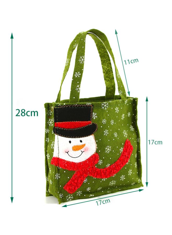 Beauenty Christmas Printed Candy Gift Bag Green/Red/Black - Image 2
