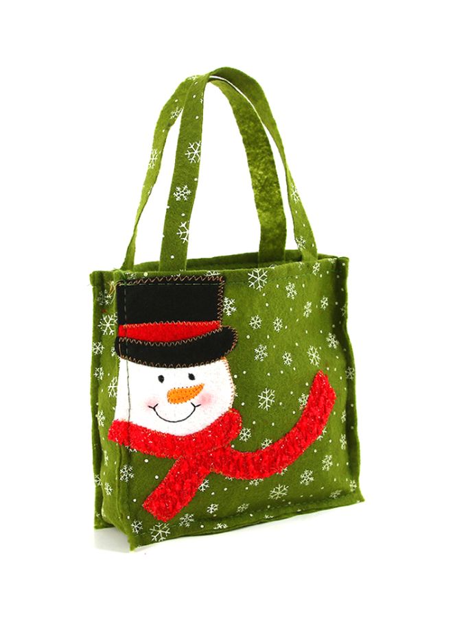 Beauenty Christmas Printed Candy Gift Bag Green/Red/Black - Image 1