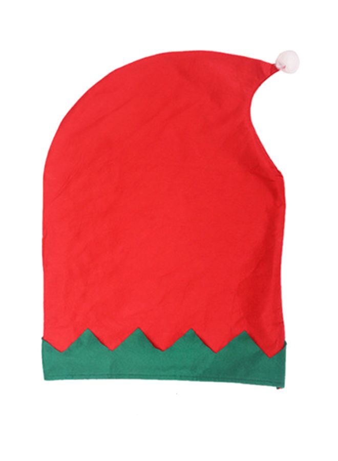 Beauenty Santa Cap Shaped Chair Cover Red/Green 63x47cm - Image 1