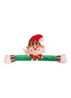 Beauenty Decorative Christmas Elf Curtain Hug Green/Red/White 50x22cm  - Image 1
