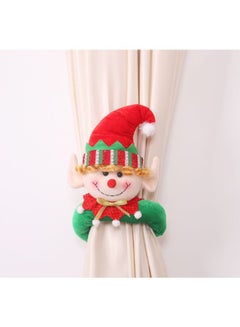 Beauenty Decorative Christmas Elf Curtain Hug Green/Red/White 50x22cm  - Image 2