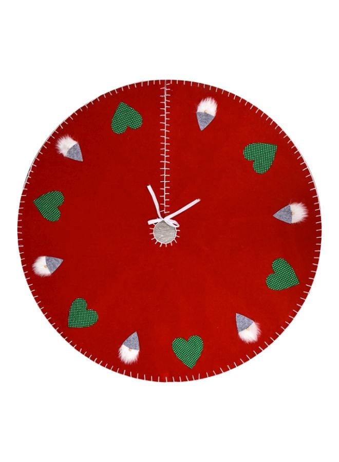Beauenty Decorative Tree Skirt Red/Green/White 98cm  - Image 1