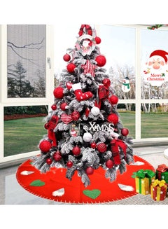 Beauenty Decorative Tree Skirt Red/Green/White 98cm  - Image 2