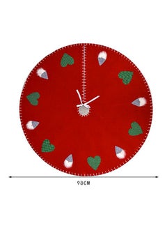 Beauenty Decorative Tree Skirt Red/Green/White 98cm  - Image 4