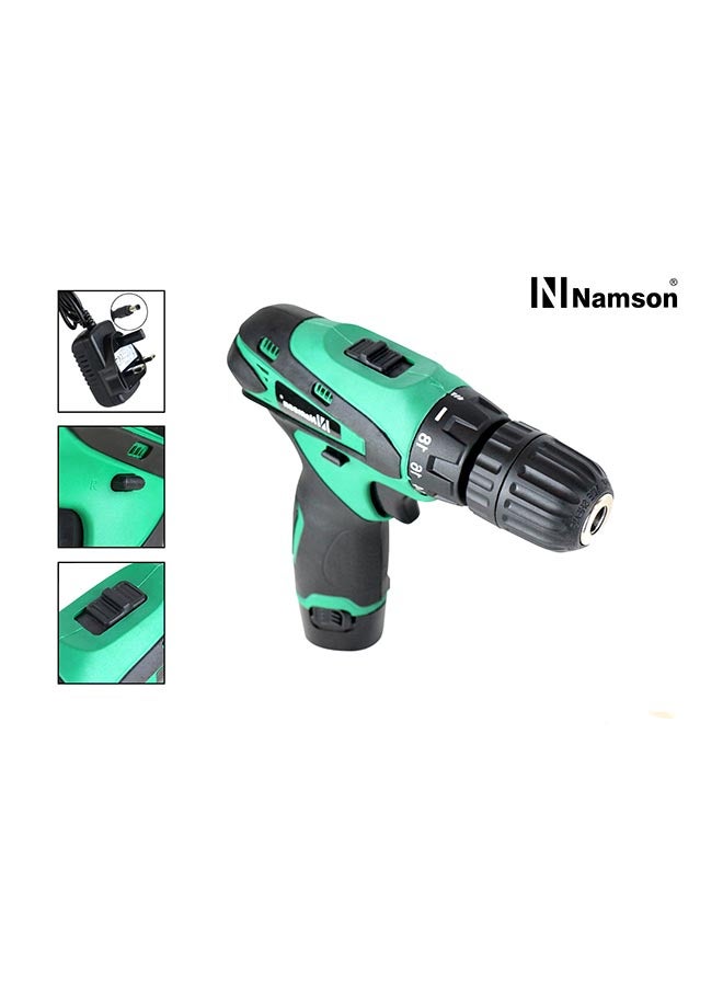 NAMSON Cordless Drill Set Green/Black  - Image 2