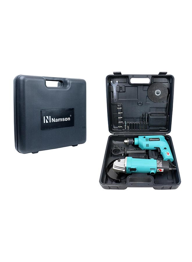 NAMSON Electric Drill Kit Set Multicolour 34x33x11cm - Image 1