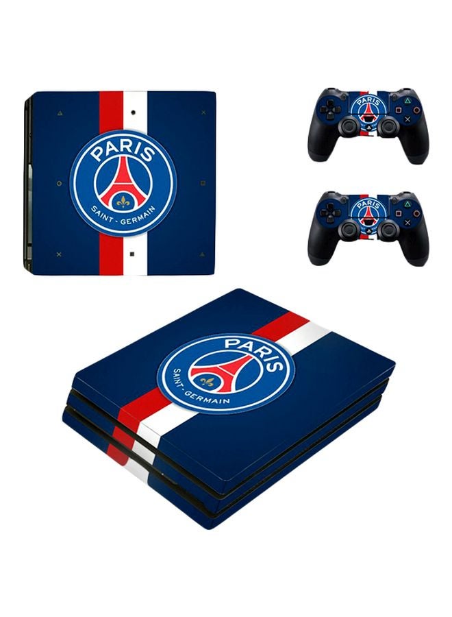 Decalac 3-Piece Paris Saint-Germain F.C. Themed Sticker For PlayStation 4 Pro Set