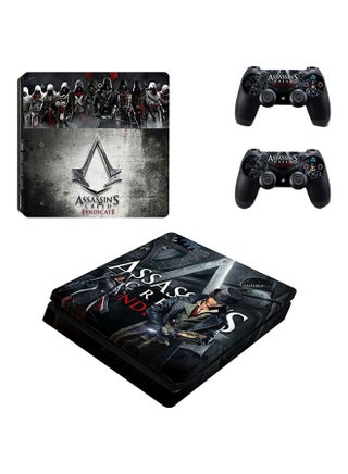 3-Piece Assassin's Creed Printed Sticker For PlayStation And 2 Controller - v1598340053/N39933452A_1