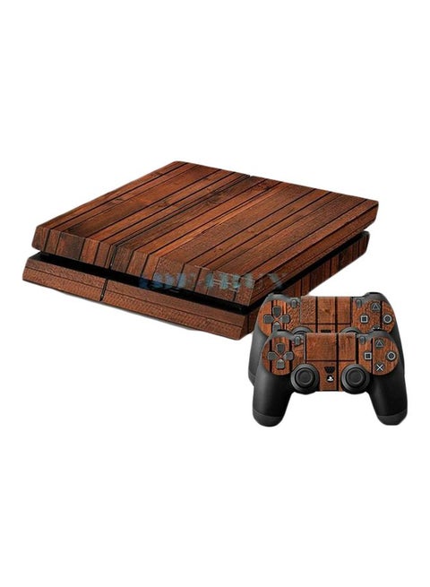 4-Piece Protective Console And Controller Sticker For PS4