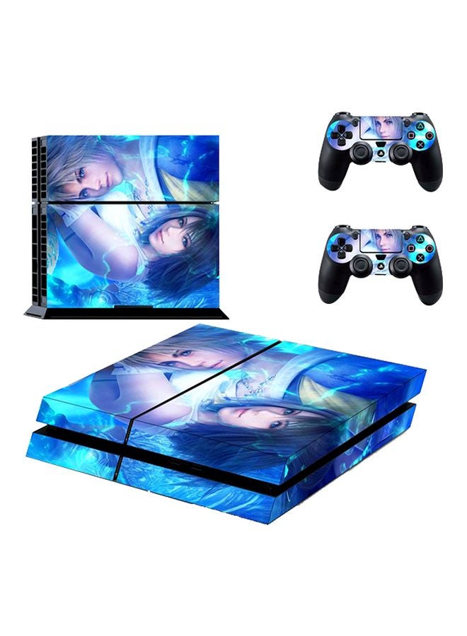 Decalac 3-Piece Anime Themed Sticker Cover For PS4 And 2 Controller Set - Image 1