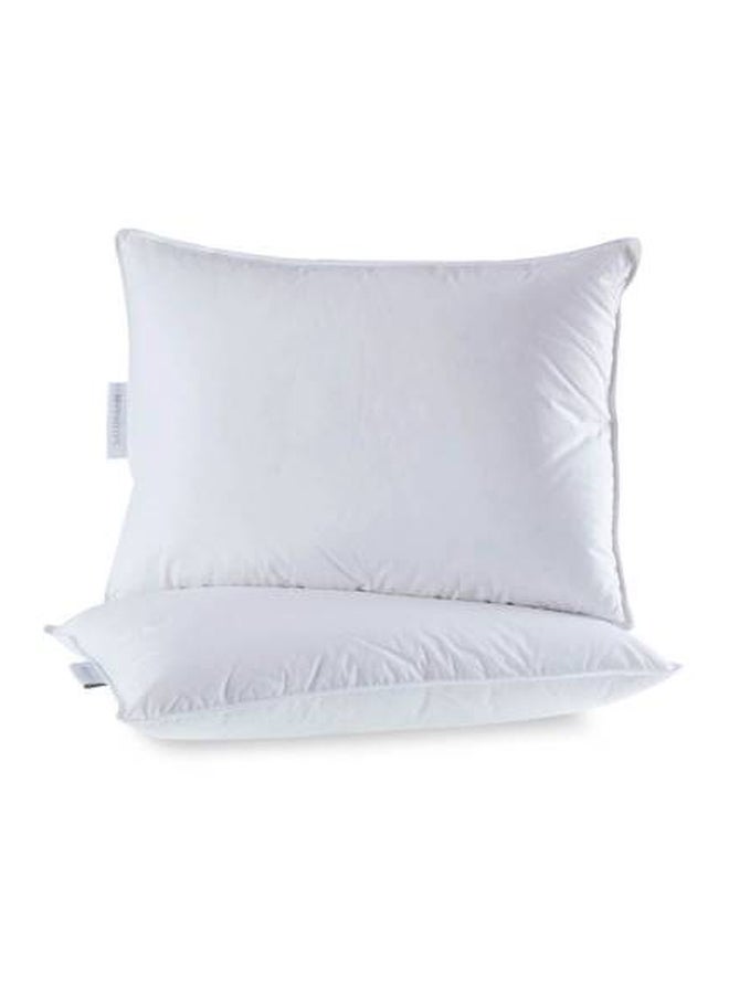 Penelope - Dove Goose Down Pillow cotton White 50x70cm - Image 1