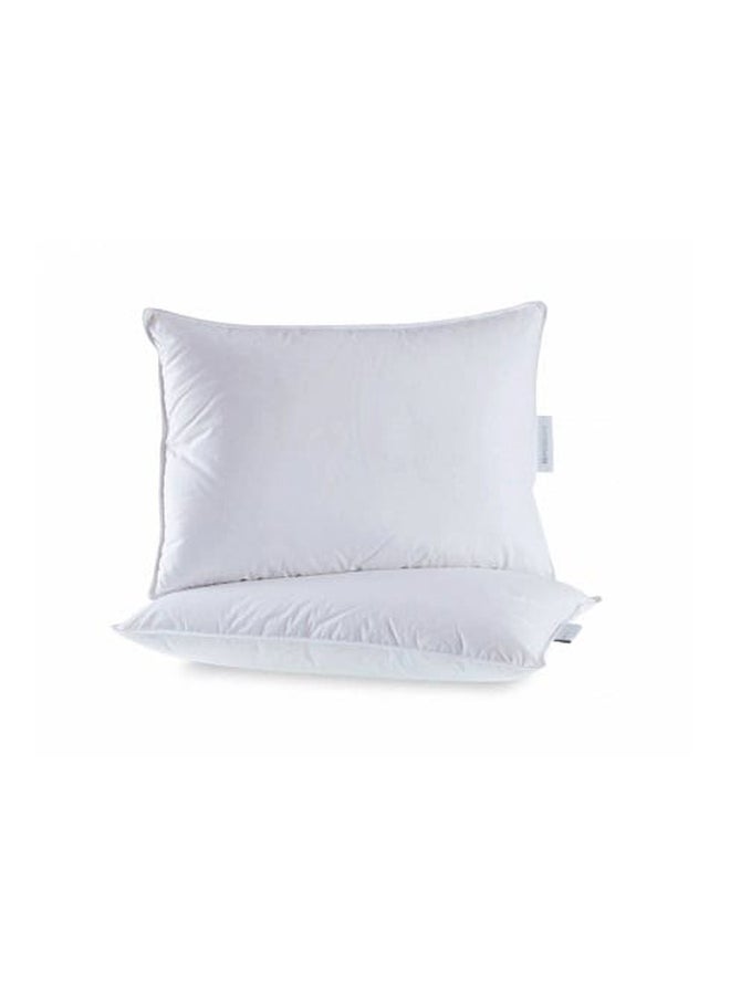 Penelope Goose Feather Down Pillow Cotton White 50x70cm  - Image 2