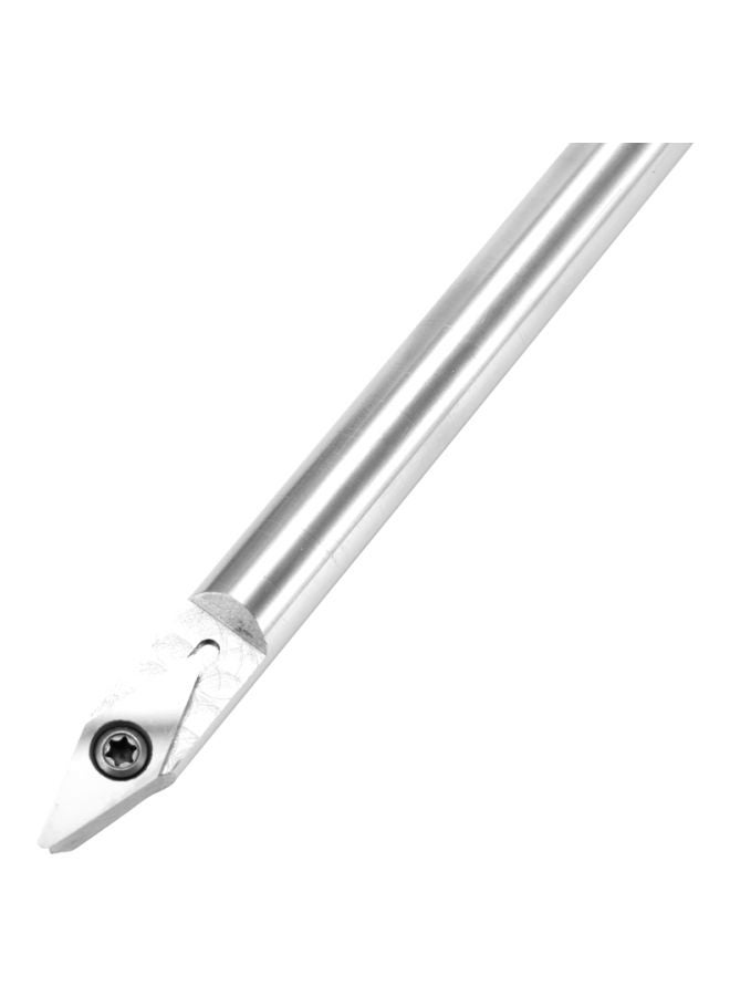 Wood Turning Tool With Accessories Beige/Silver/Red - Image 2