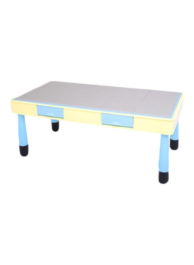XIANGYU Plastic Build And Learn Desk Kids Toys Multifunction Building Block Table - Image 1