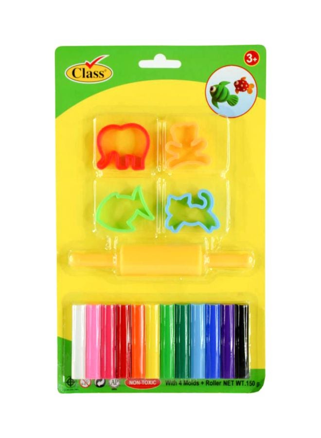 class - 13-Piece Modelling Clay Set 150grams - Image 1