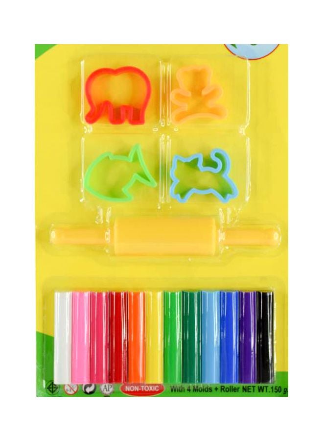 class - 13-Piece Modelling Clay Set 150grams - Image 1