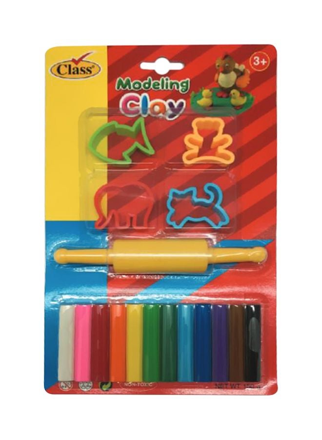 class - 13-Piece Modelling Clay Set 150grams - Image 1