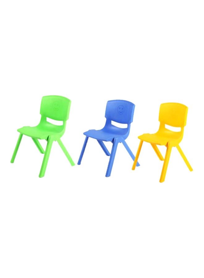 XIANGYU 3-Piece Plastic Back-rest Fancy Chair Set - Image 1