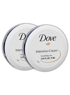 Dove Pack Of 2 Nourishing Care Intensive Cream Set 2 x 75ml 