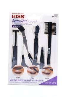 KISS 5-Piece All-In-One Beautiful Tool Kit Black  - Image 1
