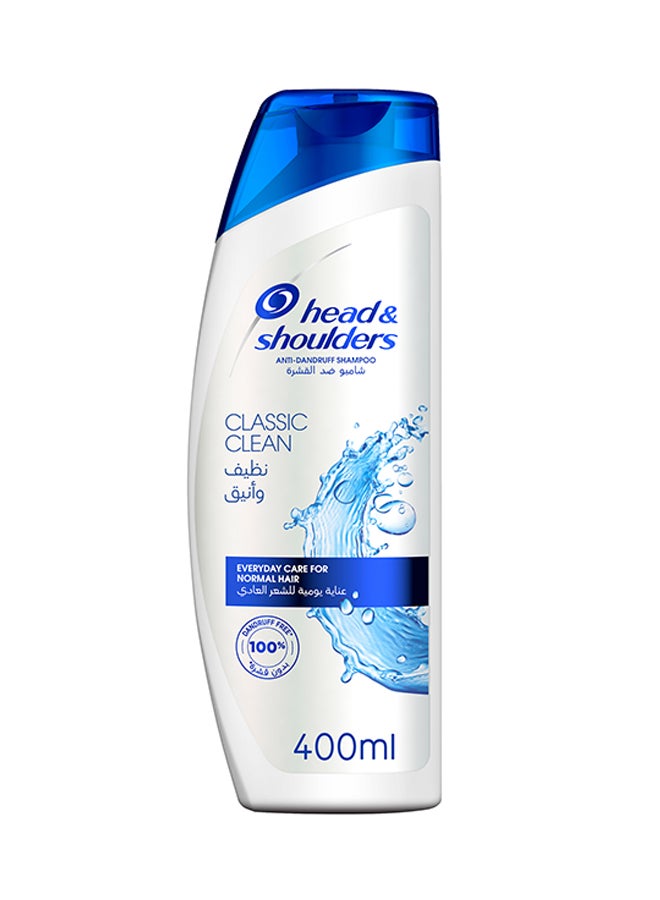 Head & Shoulders Pack Of 2 Classic Clean Anti-Dandruff Shampoo 400ml