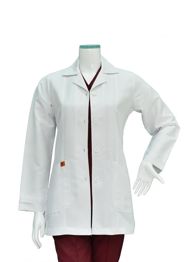 OXYGEN Medical Lab Coat White  - Image 3