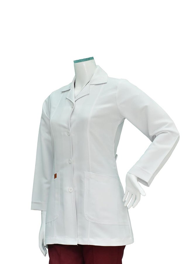 OXYGEN Medical Lab Coat White  - Image 4