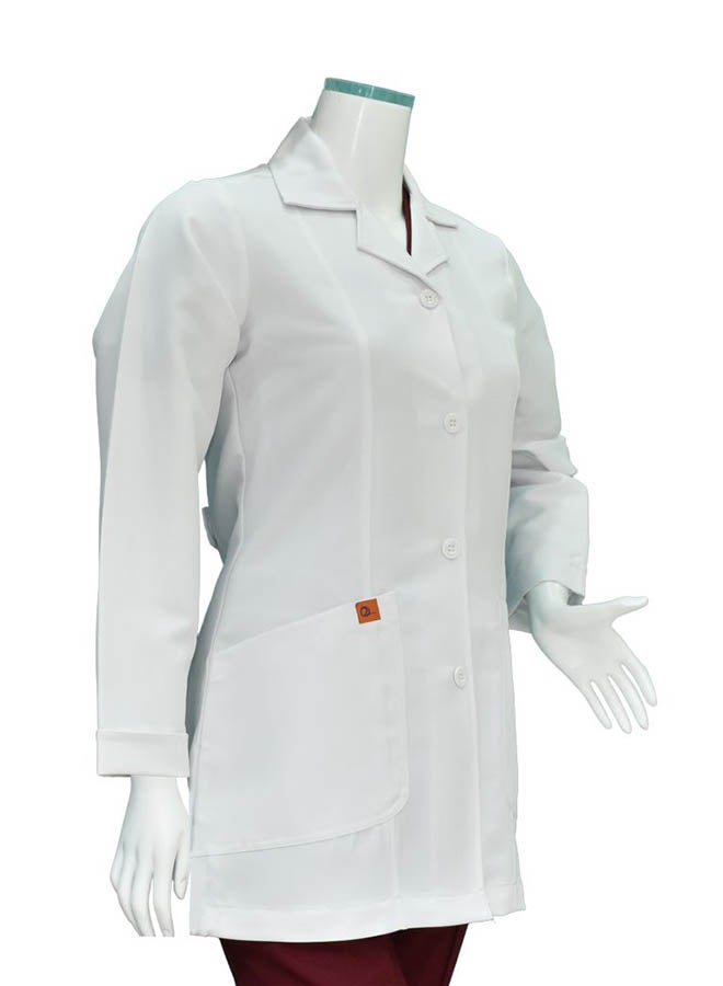 OXYGEN Medical Lab Coat White  - Image 5
